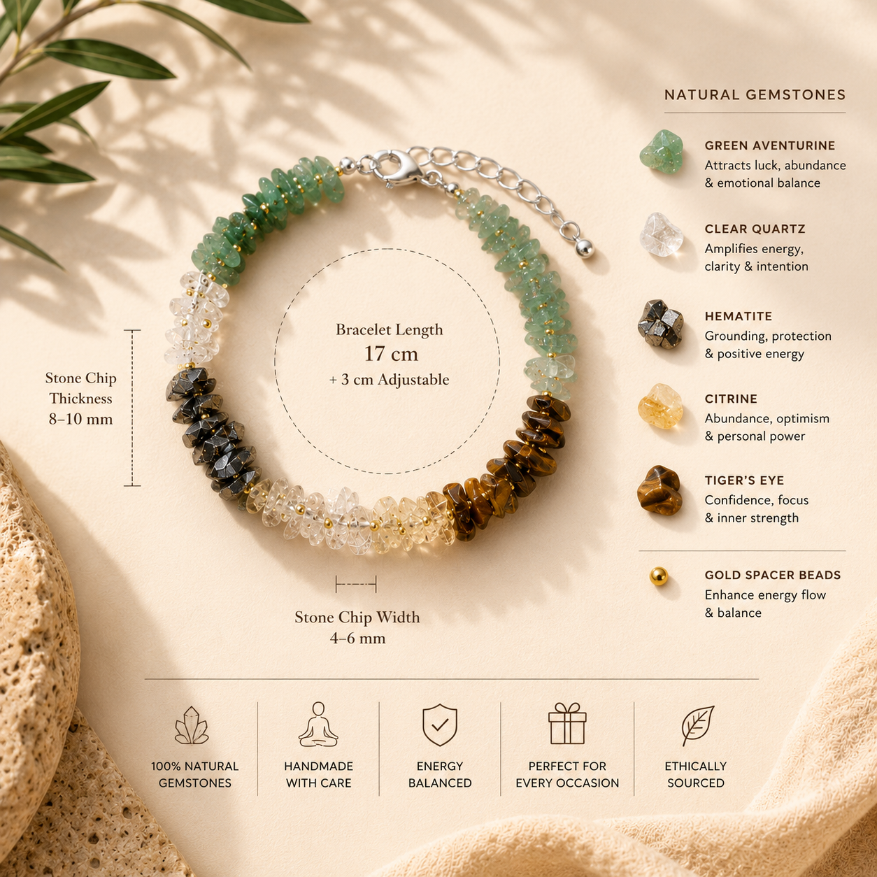 Dhan Sukh Chips Bracelet