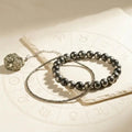 Raw Pyrite Anklet & Bracelet (Couple Combo) My Store