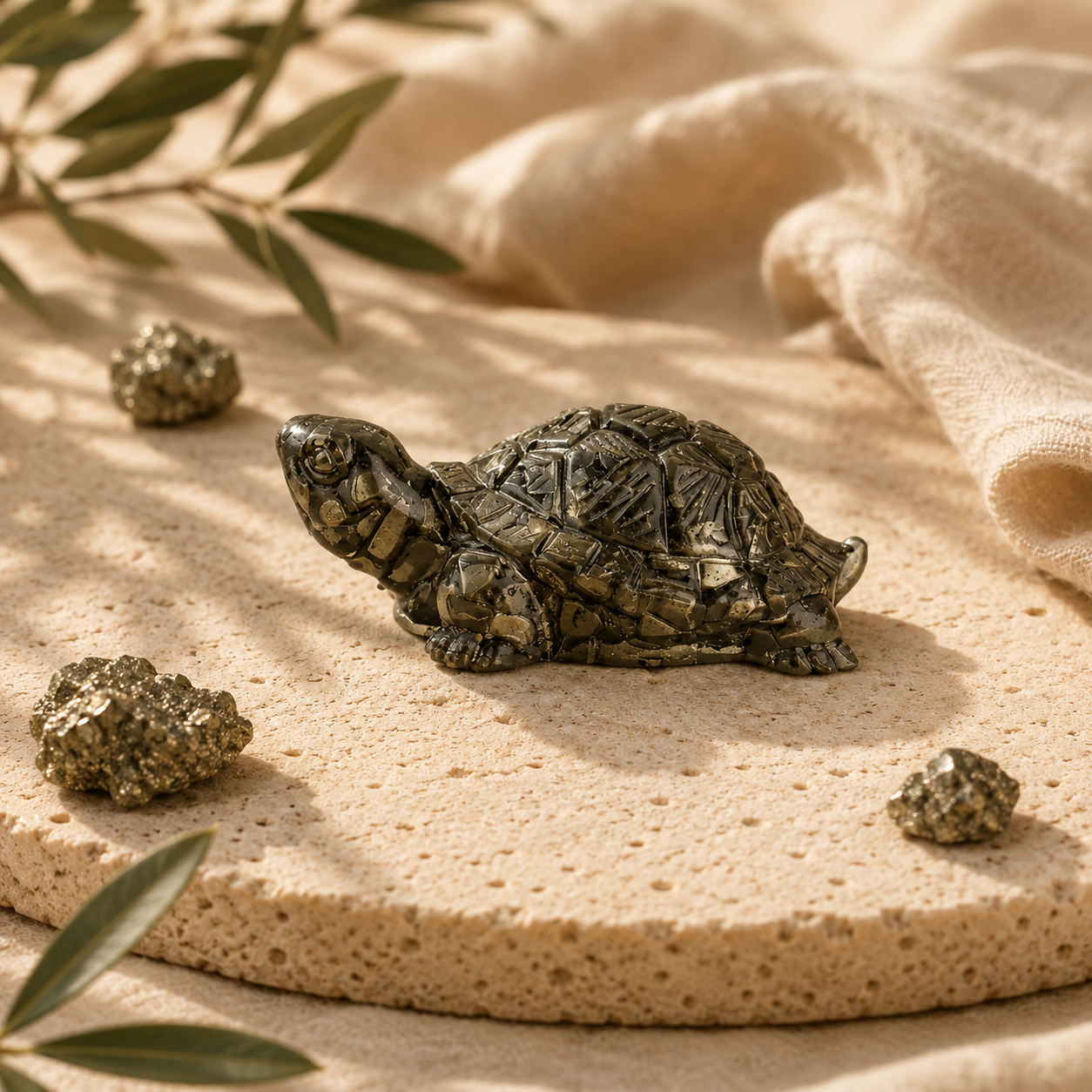 Dhan Raksha Pyrite Tortoise