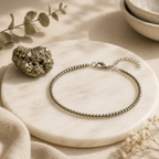 Laxmi Pyrite Anklet