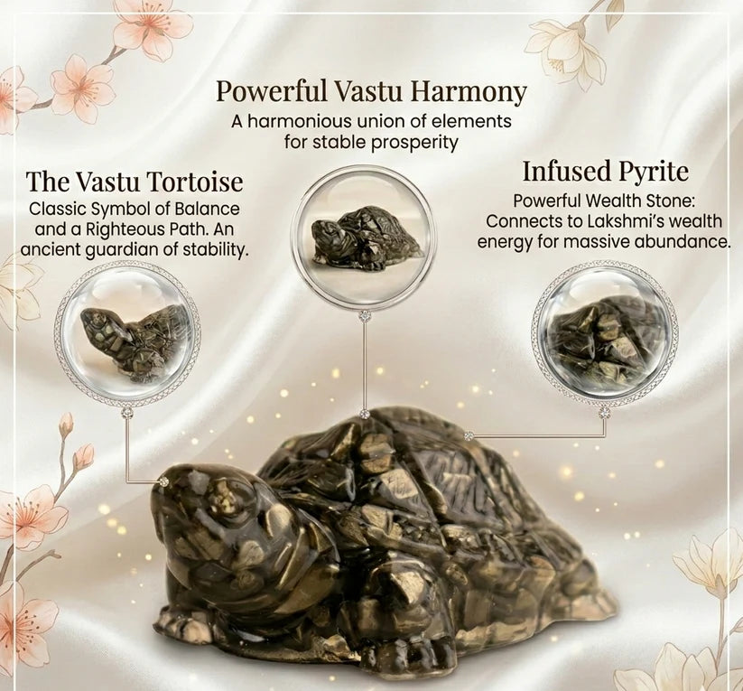 Dhan Raksha Pyrite Tortoise