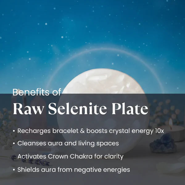 Raw Selenite Plate
