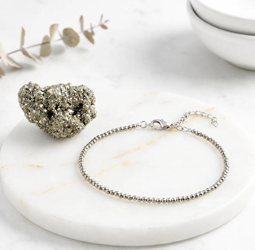 Laxmi Pyrite Anklet