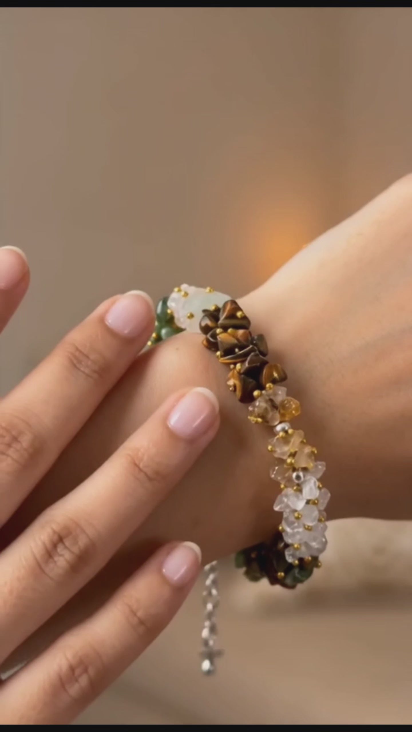 Combo - Dhan Yog Chips Bracelet + Pyrite Anklet