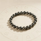 Pyrite Natural Stone Bracelet with metallic sheen beads by Maniara