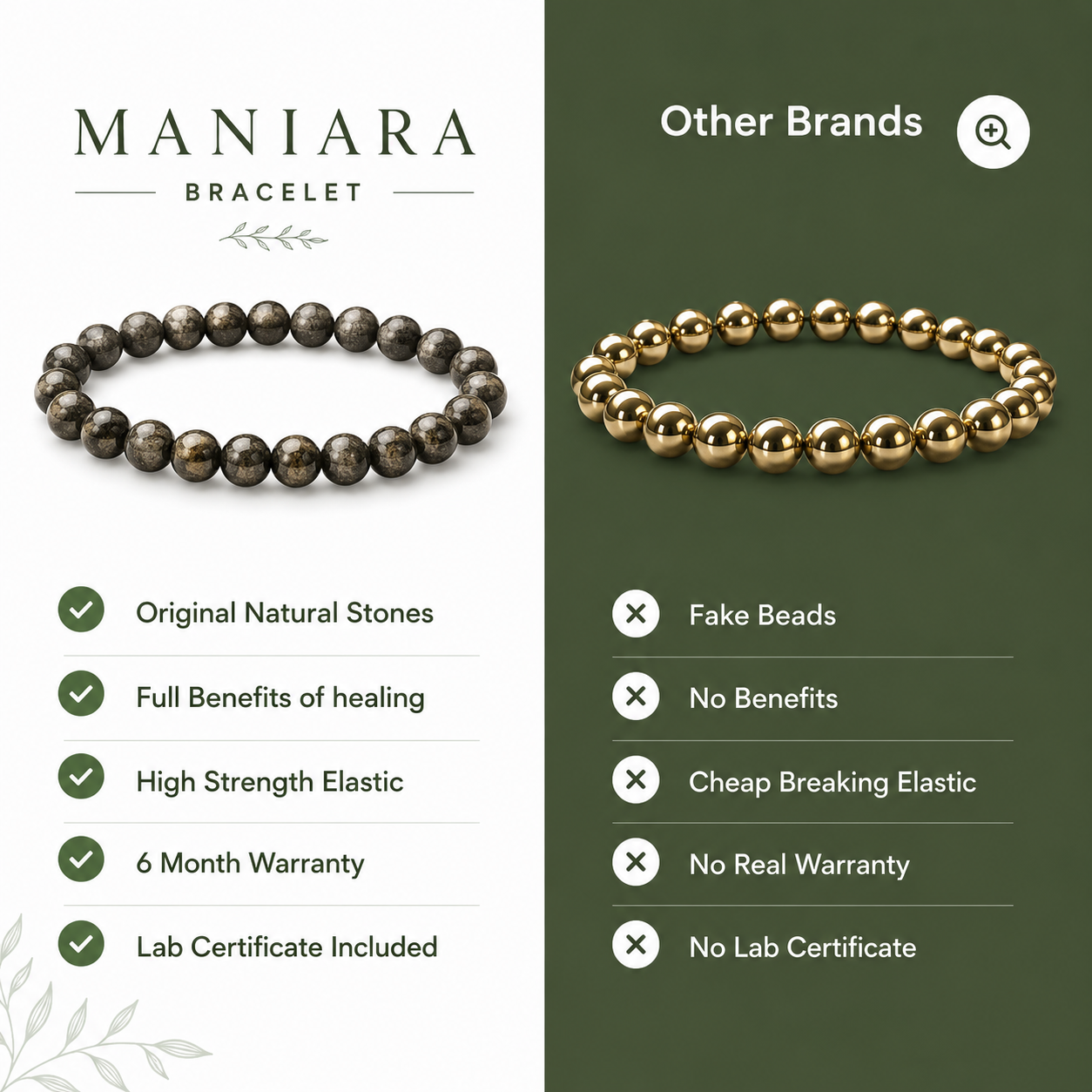 Lava Natural Stone Bracelet